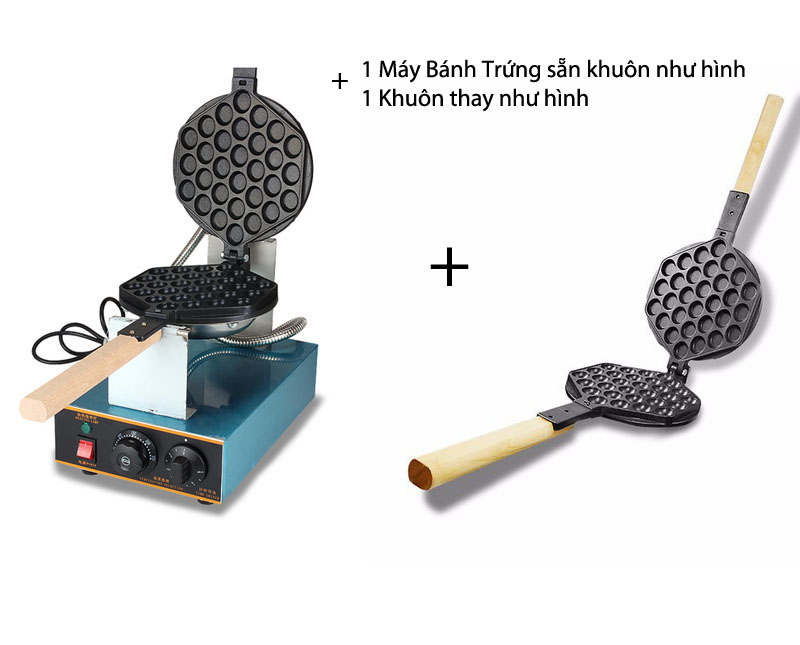 [HCM]Combo Máy Làm Bánh Trứng Gà Non + Khuôn Thay Bánh Trứng Gà vntrade