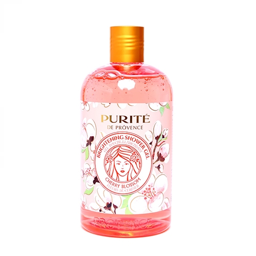 Sữa Tắm Purité Cherry Blossom Shower Gel Mềm Mịn Da Hương Hoa Anh Đào/Hoa Hồng 500ml