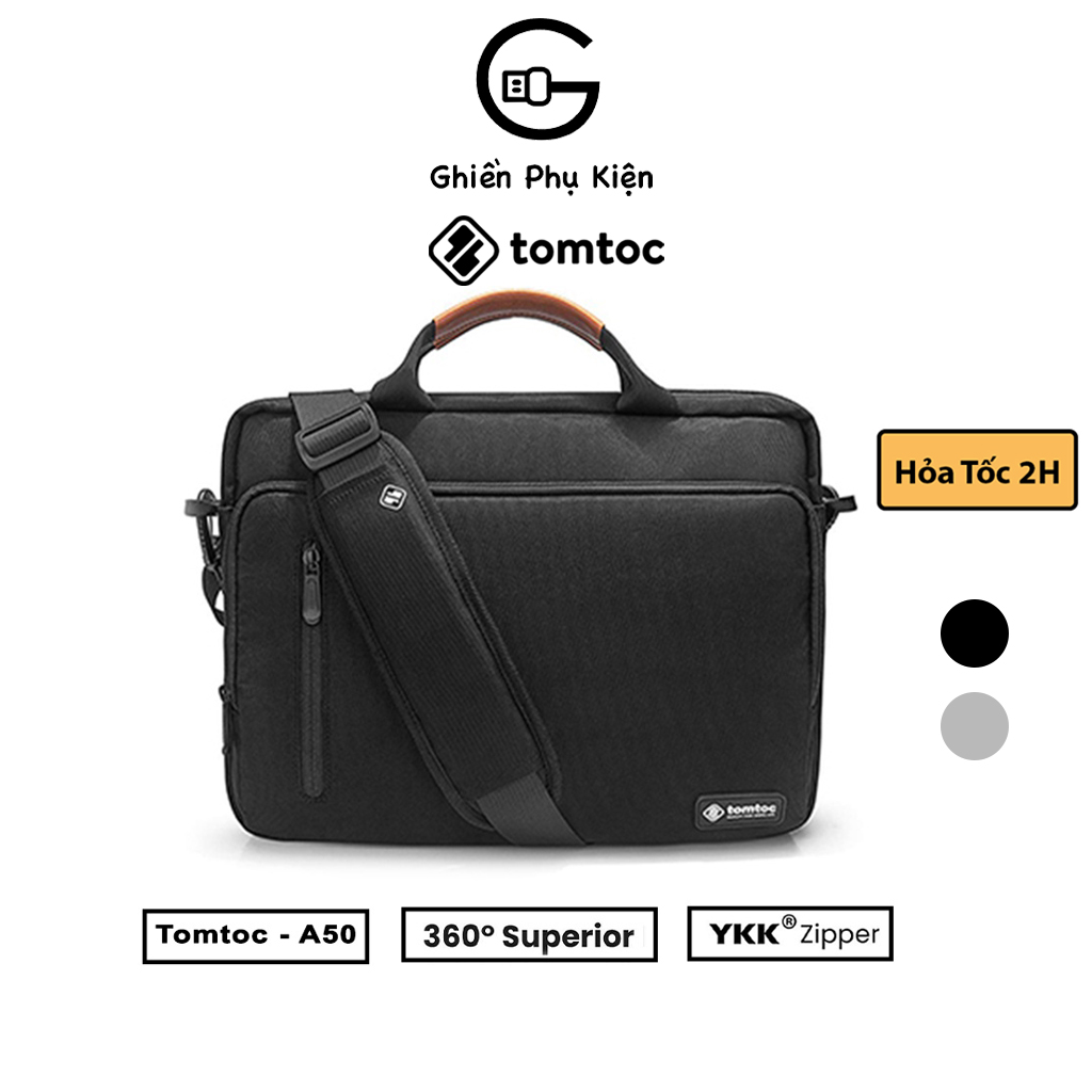 Túi xách tomtoc a50 briefcase premium dành cho macbook air/pro m1/m2 13/14/15/16inch