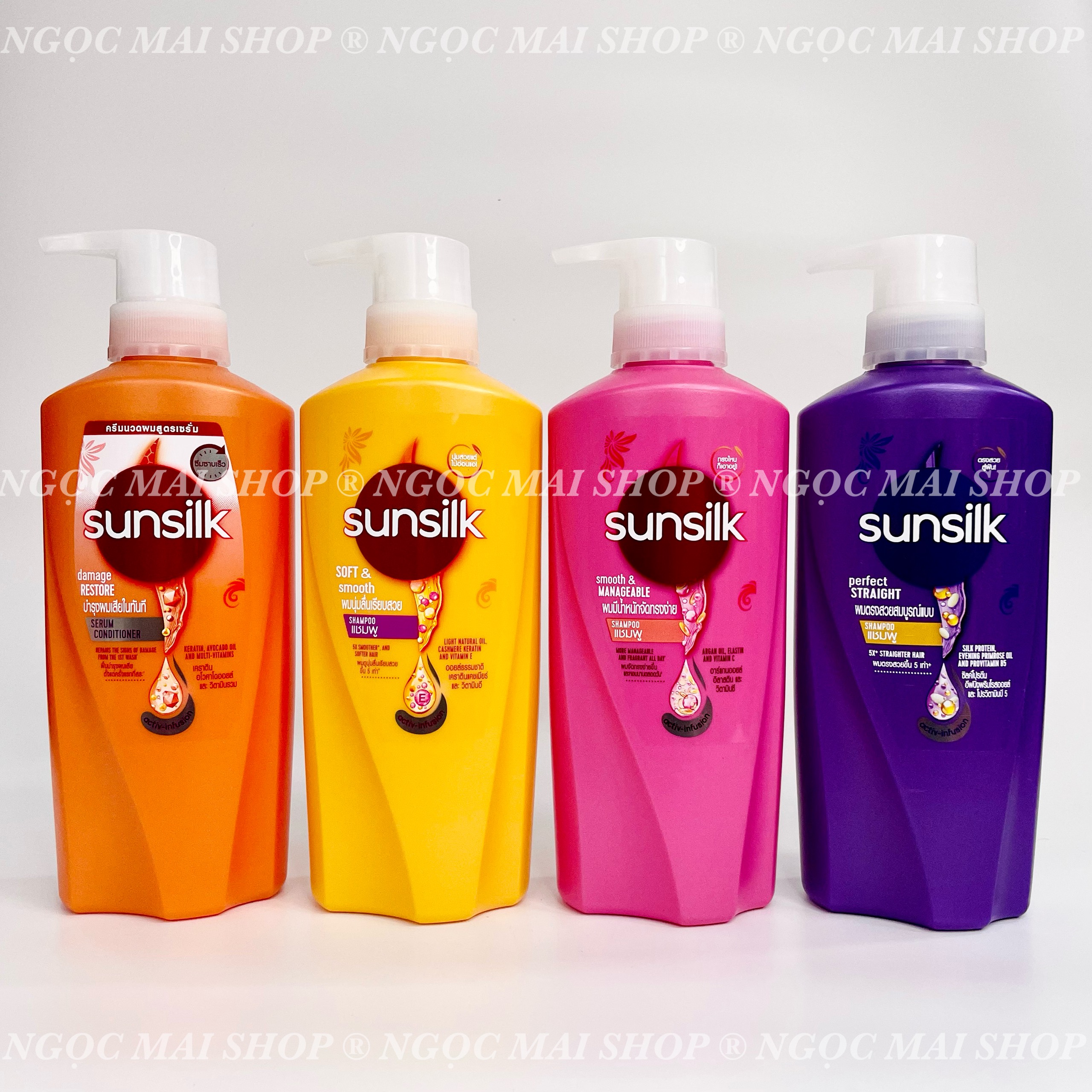 Dầu Gội Sunsilk Thái Lan 425ml Đủ Loại