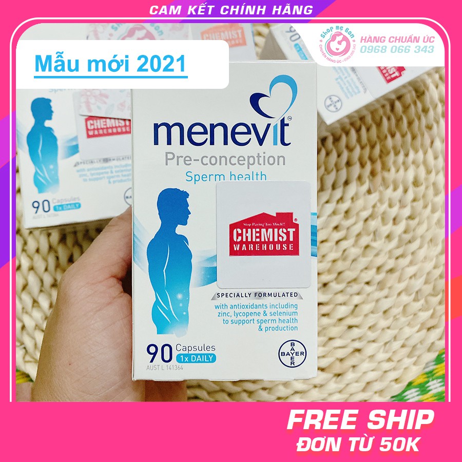 Menevit - vitamin tổng hợp cho nam giới - xuất xứ úc