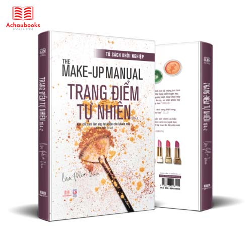 Sách the makeup manual - trang điểm tự nhiên, học cách trang điểm từ a z - á châu books, bìa cứng in màu