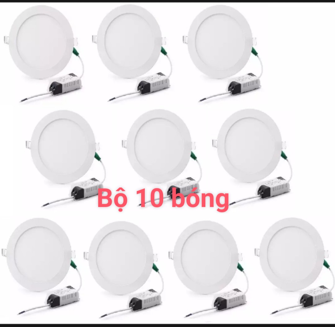 Bộ 10 đèn led âm trần 9w - Siêu tiết kiệm điện