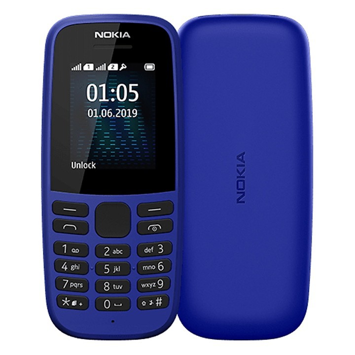 Điện thoại nokia 105 2 sim mẫu mới -sx 2021 - hàng chính hãng - bảo thành 6 tháng