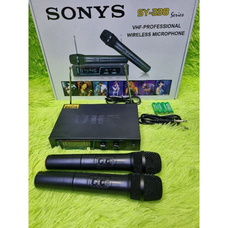 BỘ MICRO SONYS SY- 338 KARAOKE KHÔNG DÂY- ÂM THANH HAY