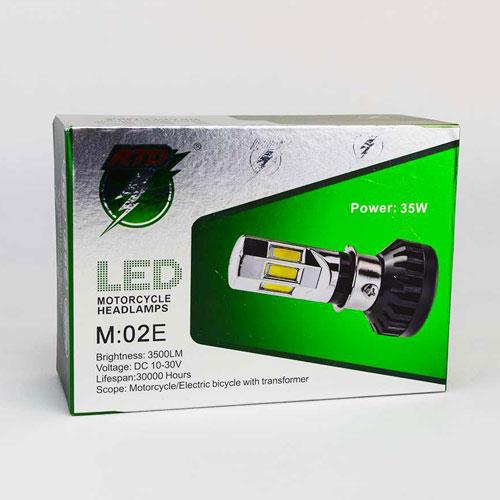 Bóng đèn led xe máy 6 tim siêu sáng