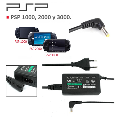 Bộ adapter sạc dùng cho máy game psp 1000/2000/3000