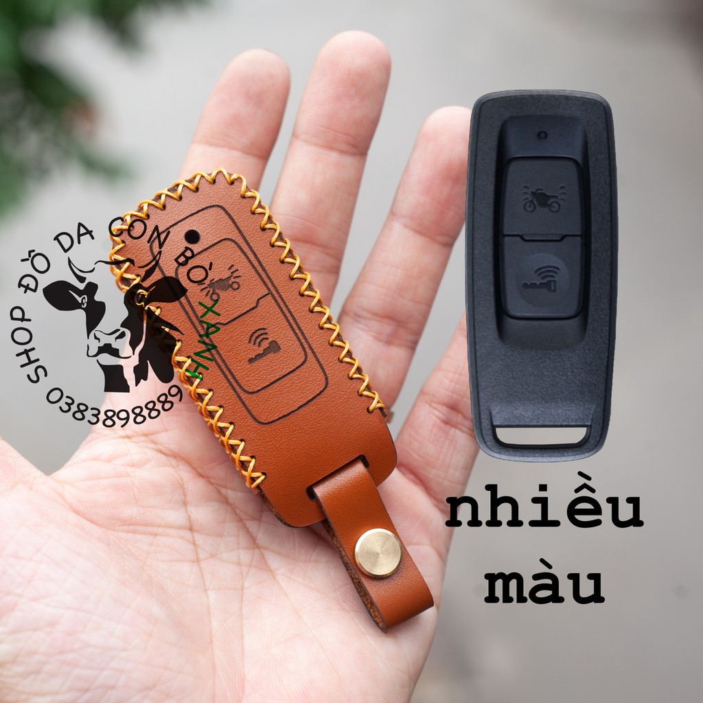 Bao Da Chìa Khóa Honda Vision 2021 handmade da thật