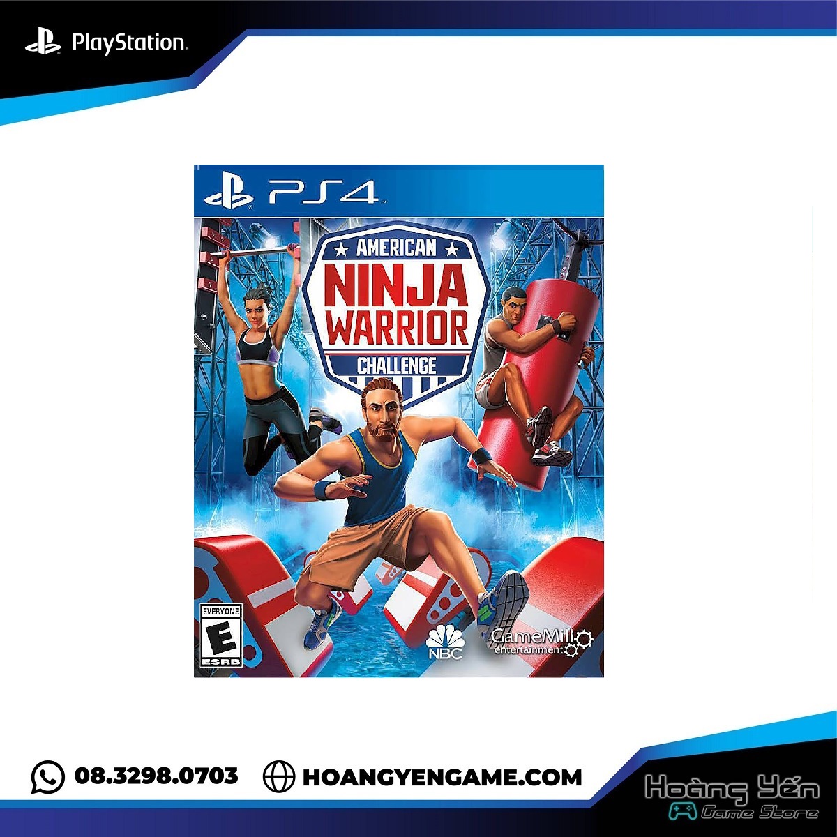 Đĩa Game American Ninja Warrior Challenge PS4