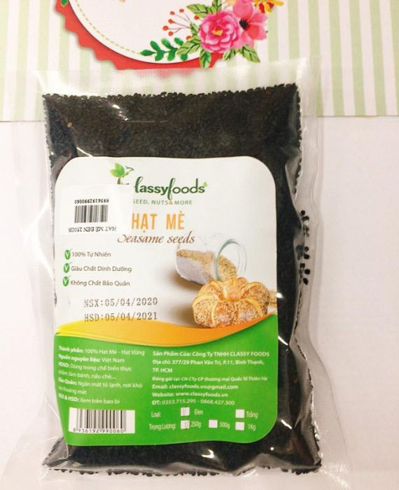 Hạt Mè Đen 250gr Classyfoods