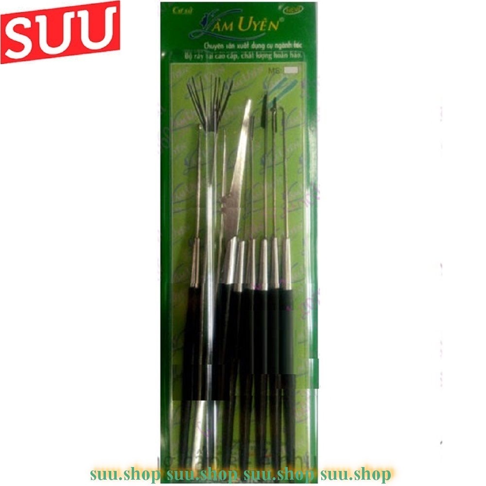 Bộ ráy tai cao cấp Lâm Uyên 8 món dạng vỉ