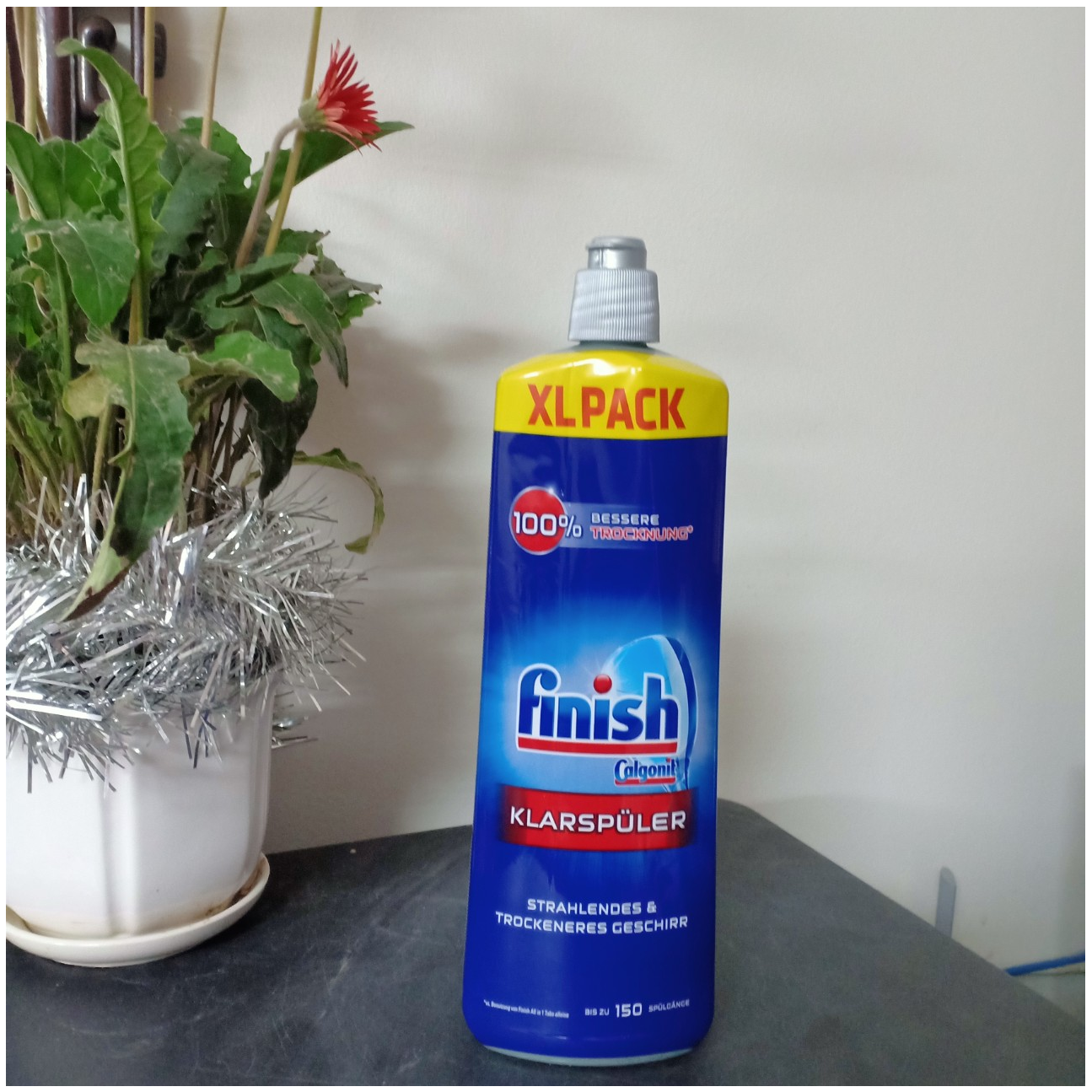 NƯỚC LÀM BÓNG VÀ KHÔ CHÉN, ĐĨA  FINISH 750ml Dùng cho máy rửa chén, bát, đĩa, ly, sạch thơm hiệu quả