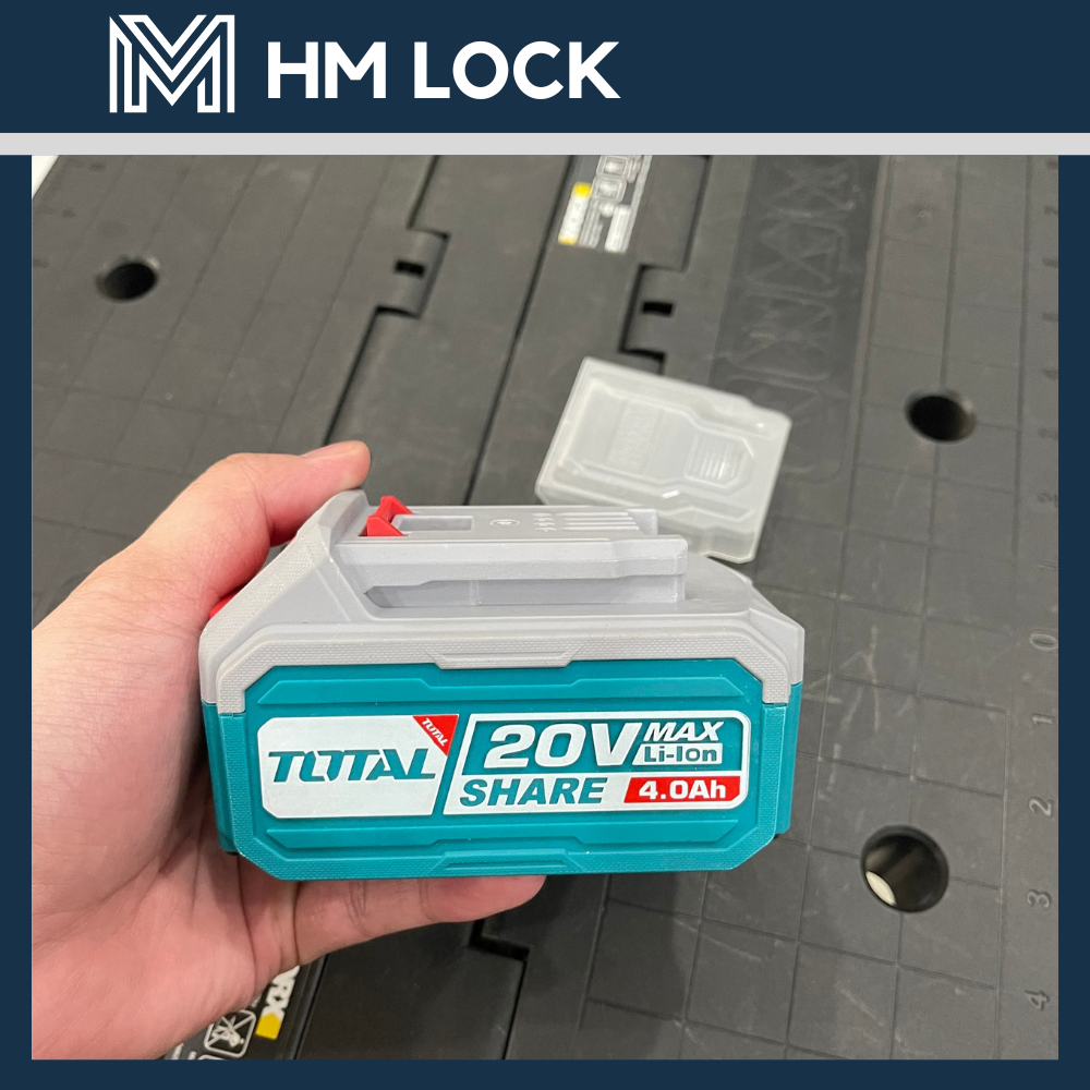 Pin 20v 4ah lithium-ion total - hàng chính hãng - tfbli2002 - hm lock