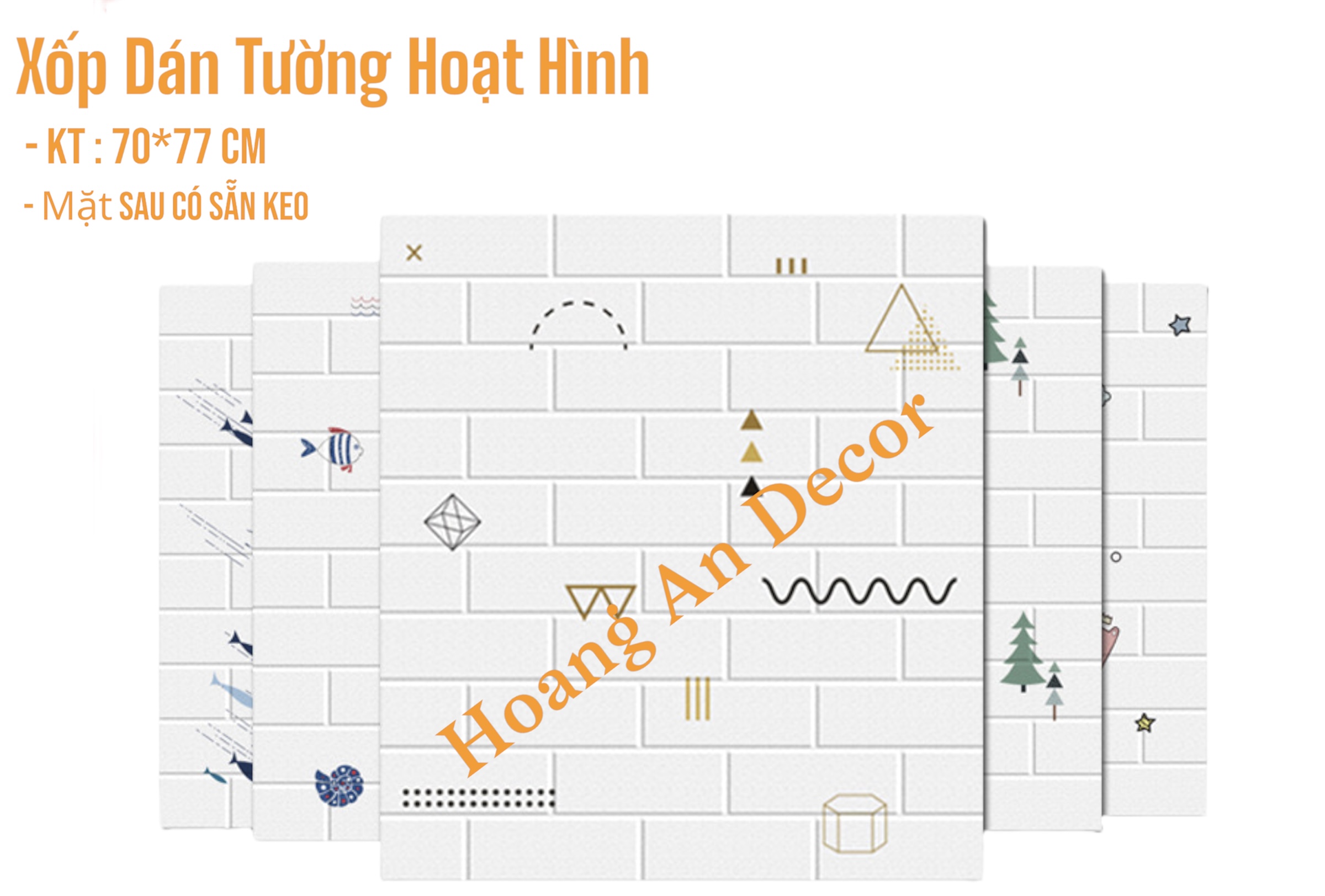 Xốp Dán Tường Trẻ Em Cao Cấp, Cách Âm, Cách Nhiệt , Giá Rẻ