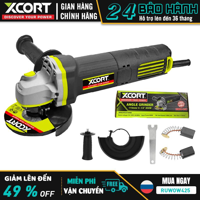 Máy mài cầm tay-máy mài cầm tay xcort 1400w-máy mài chính hãng