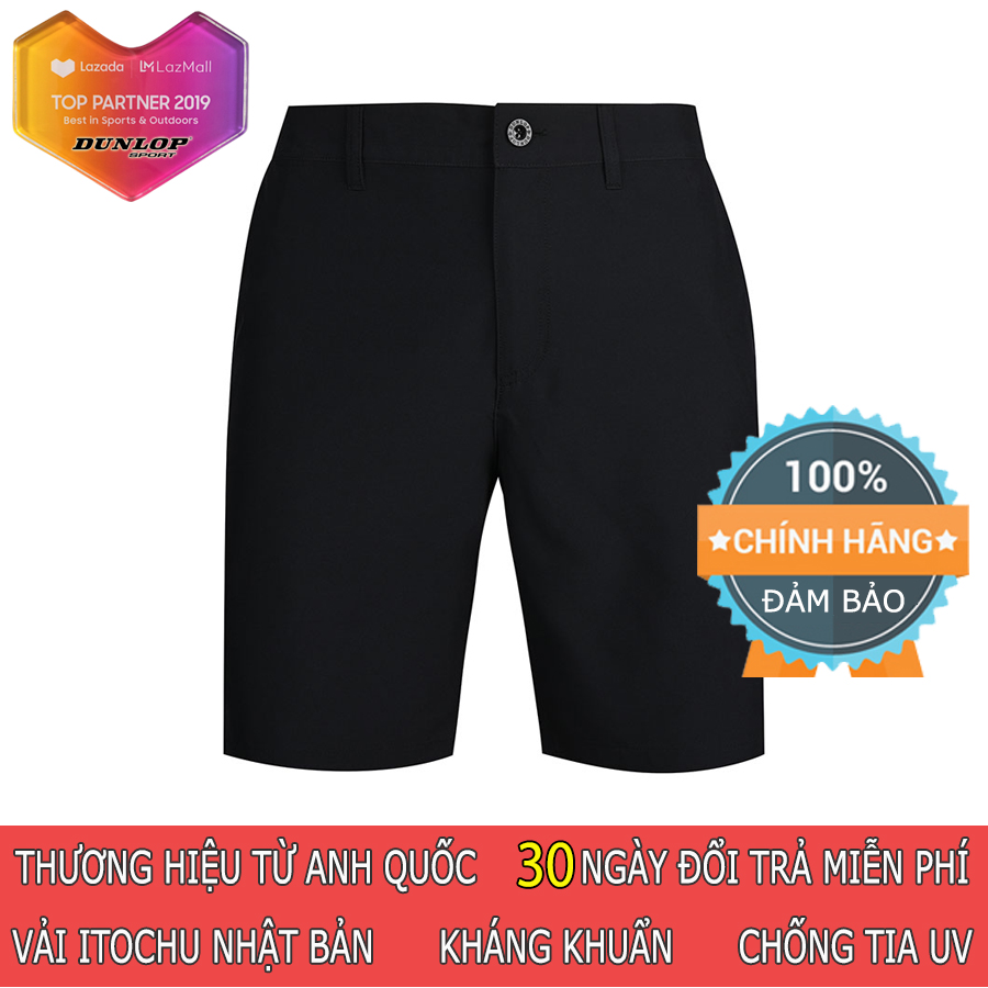 Quần Tennis nam Dunlop - DQTES2039-1S-BK01 sportlife short sành điệu thể thao thoáng khí kháng khuẩn
