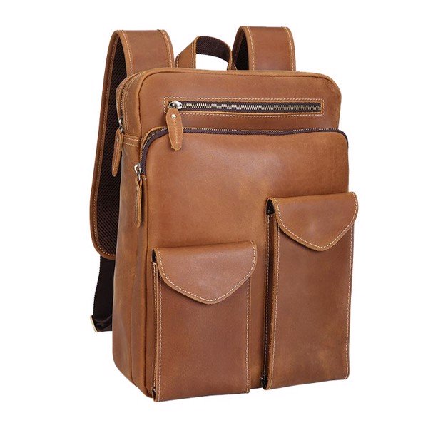 Balo Đựng Laptop LBL093 Da Bò Sáp Cao Cấp