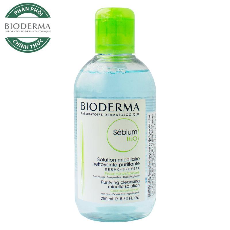 Nước Tẩy Trang Bioderma Dành Cho Da Dầu & Hỗn Hợp Sébium H20 250ml