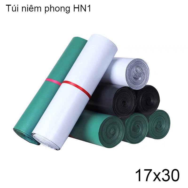 Cuộn 100c Túi Đóng Gói Hàng Túi Niêm Phong Tự Dính size 17x30cm Túi niêm phong HN