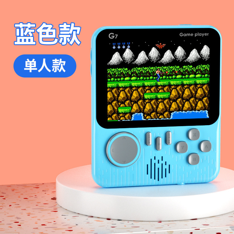 Máy Chơi Game Cầm Tay   Siêu Mỏng G7 Máy Chơi Game Macaron   Hoài Cổ 666 Trò Chơi HD Màu FC Máy Chơi Game