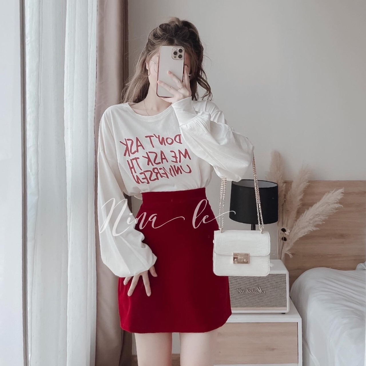 Sét váy nữ,sét áo thun và chân váy fort siêu hot