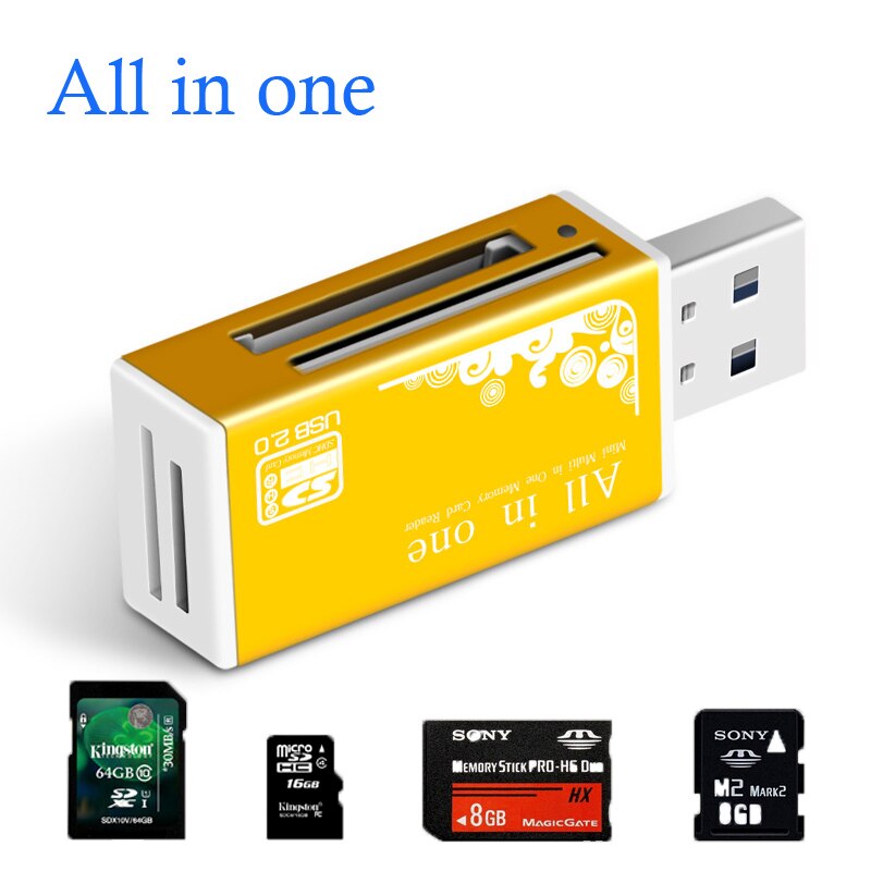 Đầu đọc thẻ nhớ đa năng All in one 4 trong 1