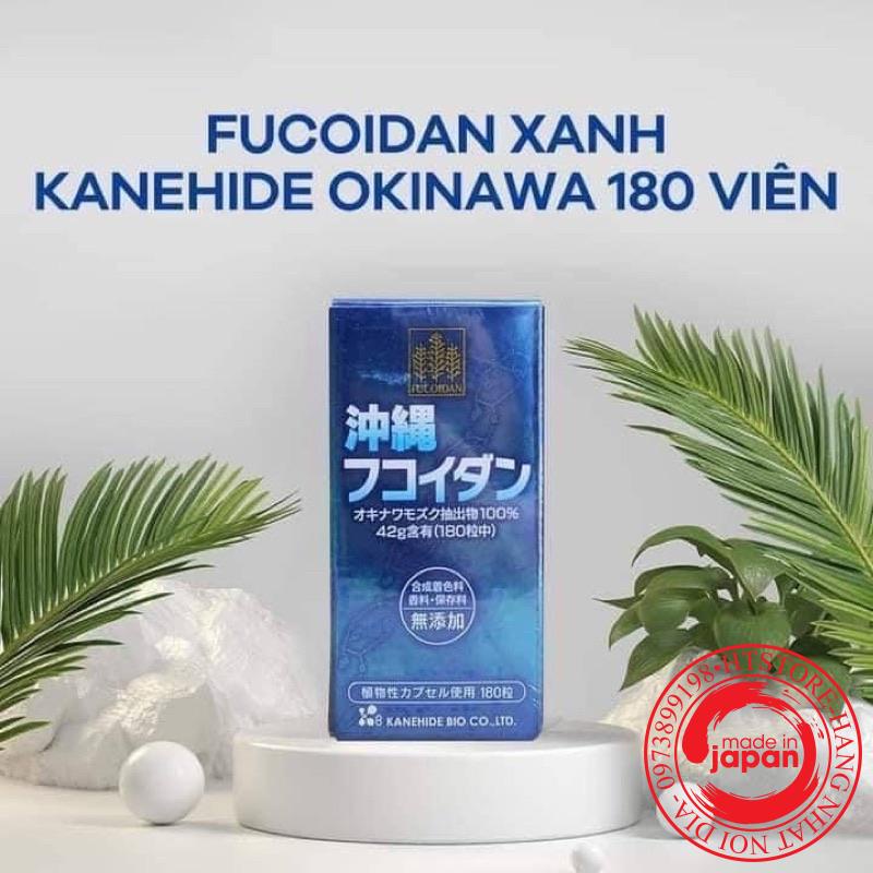 Viên uống tảo Fucoidan Okinawa xanh 180 viên Nhật Bản