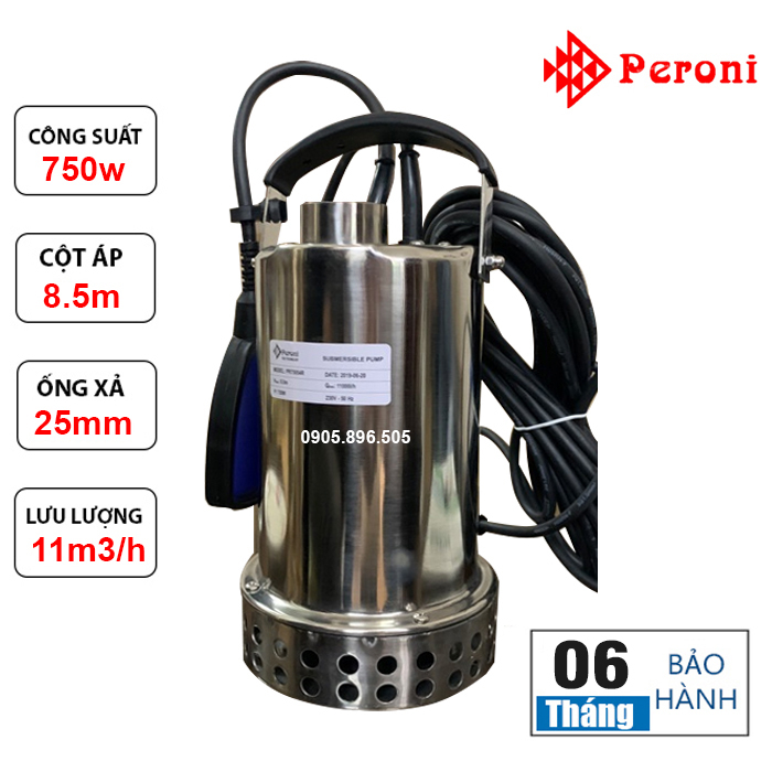 Máy bơm chìm Daphovina 0.5Hp, 1HP, 1.5HP - Bơm nước thải, bơm áp cao