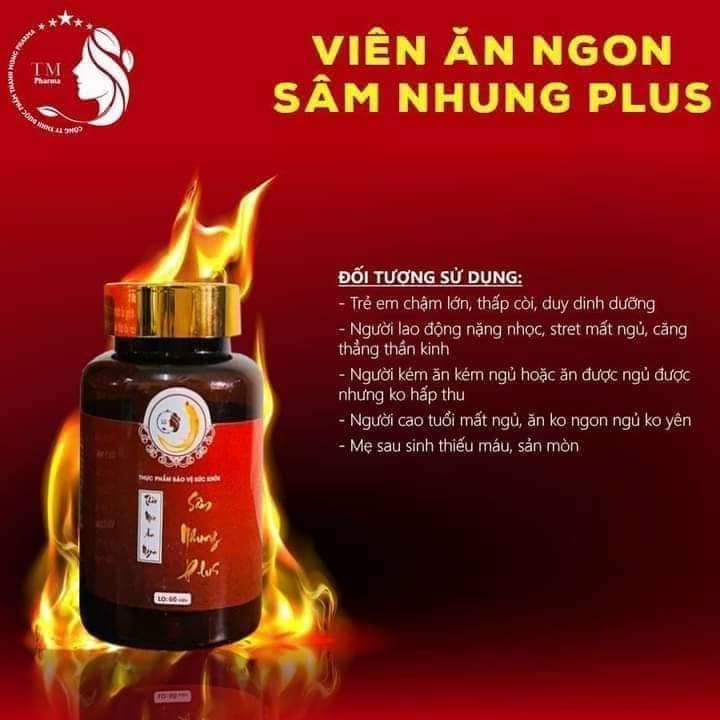 Hộp Sâm Nhung Plus Tăng Cân