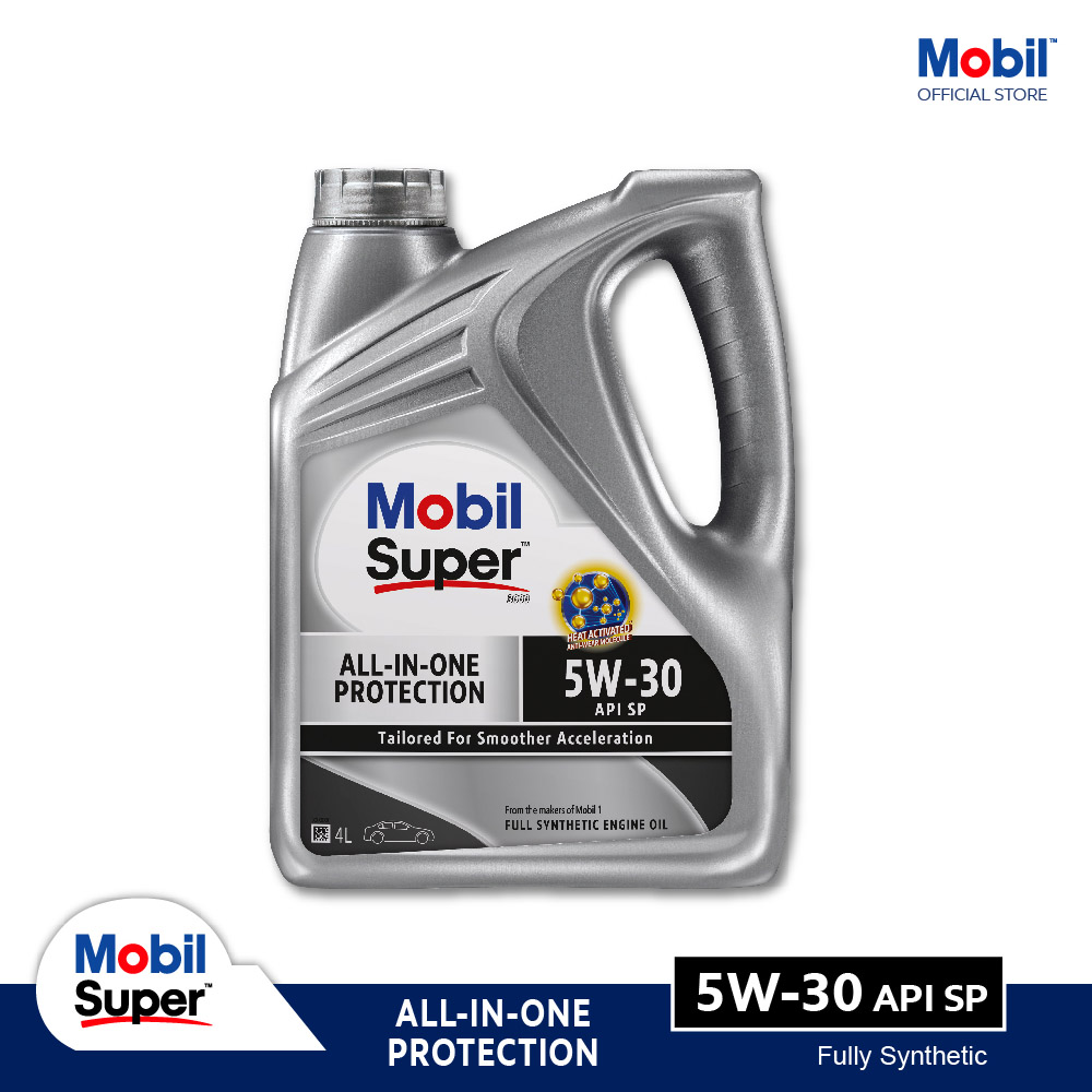 Dầu nhớt xe ô tô mobil super 3000 5w30 all-in-one protection 4l