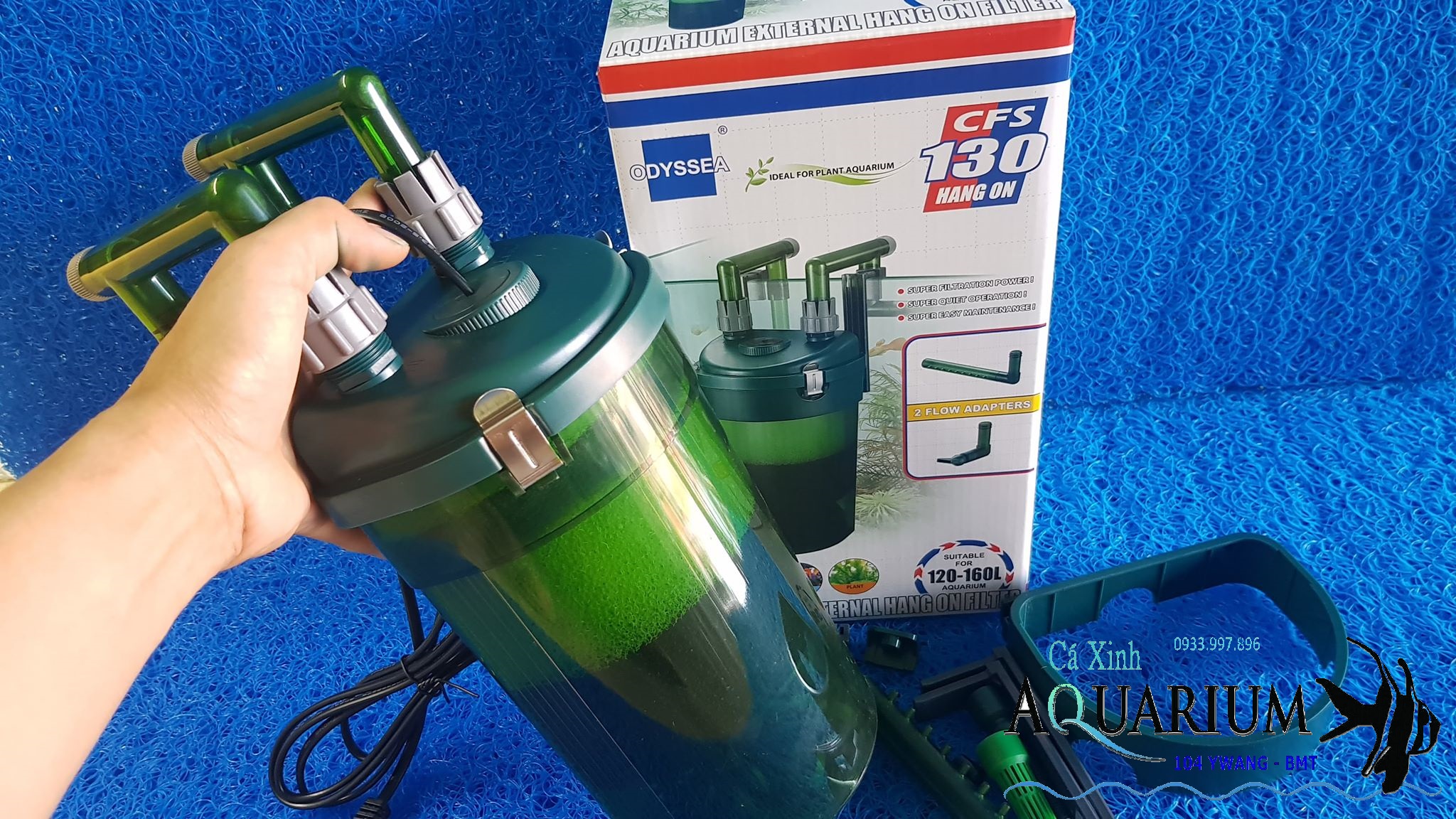 Lọc treo ngoài Odyssea CFS 130 đã kèm vật liệu lọc