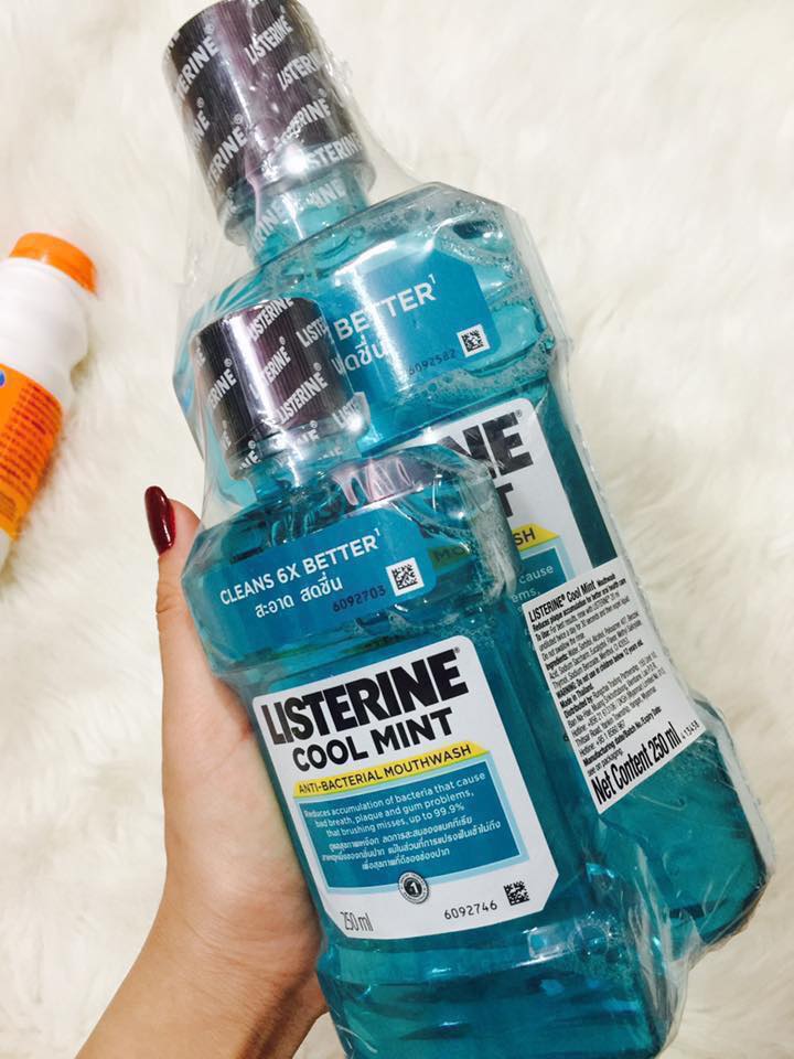 Nước súc miệng listerine