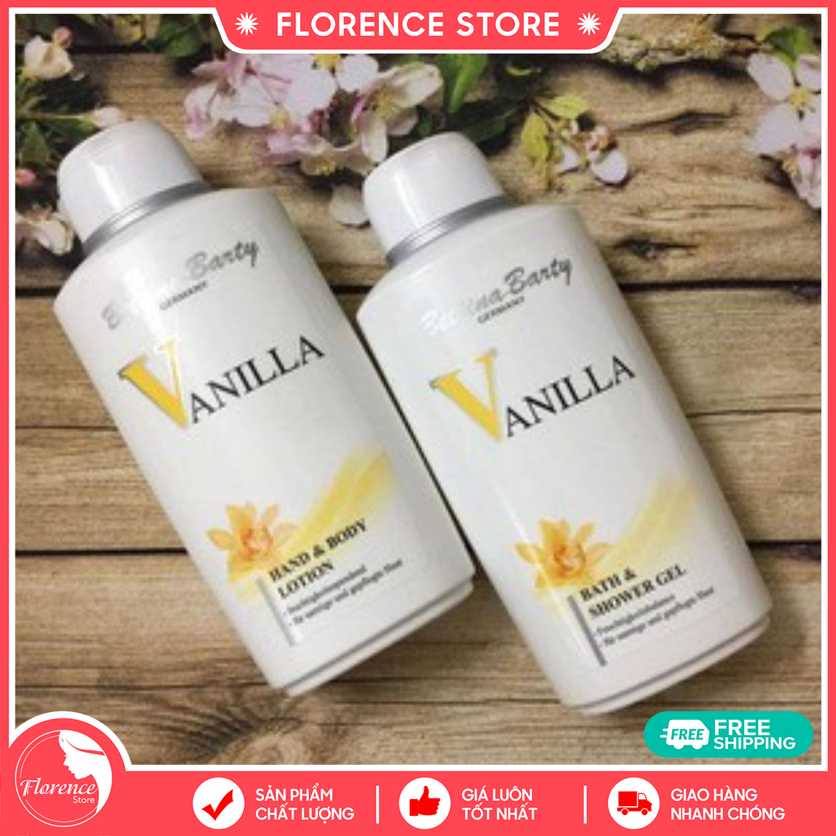 Dưỡng thể/ sữa dưỡng thể vanilla hand and body lotion của bettina barty 500ml