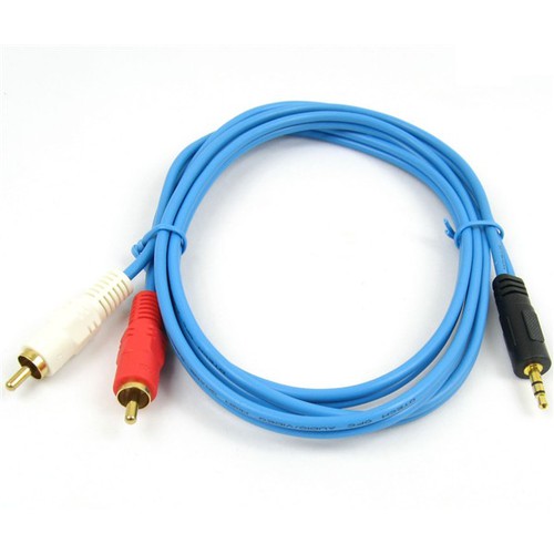 Cáp âm thanh jack 3.5 ra 2 bông sen AV 1.5mét