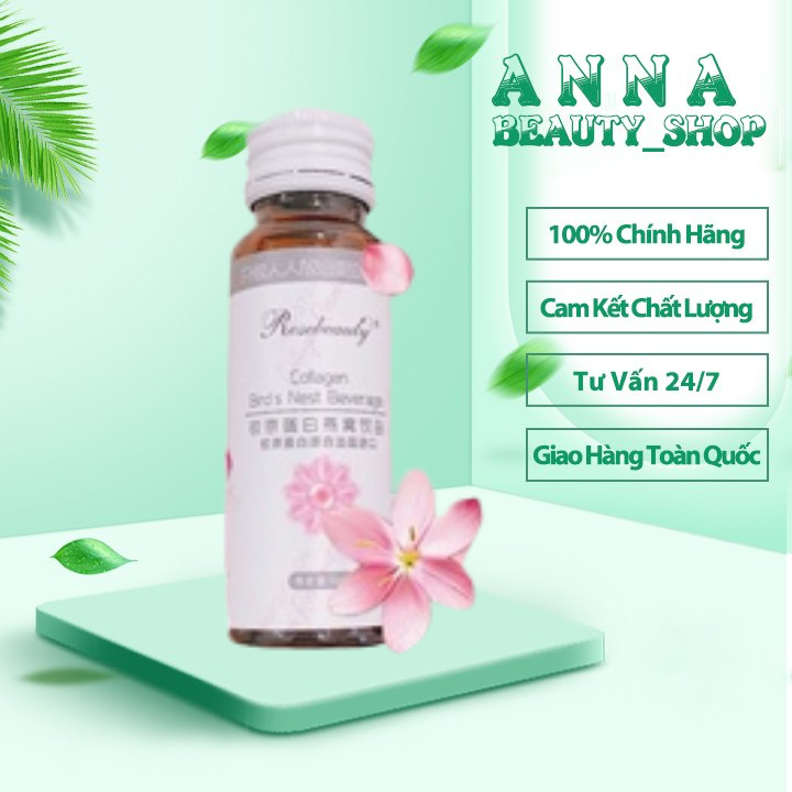 (Chính Hãng 100%) Collagen Yến Rosebeauty , Collagen Skin X9 Hộp 8 Ống