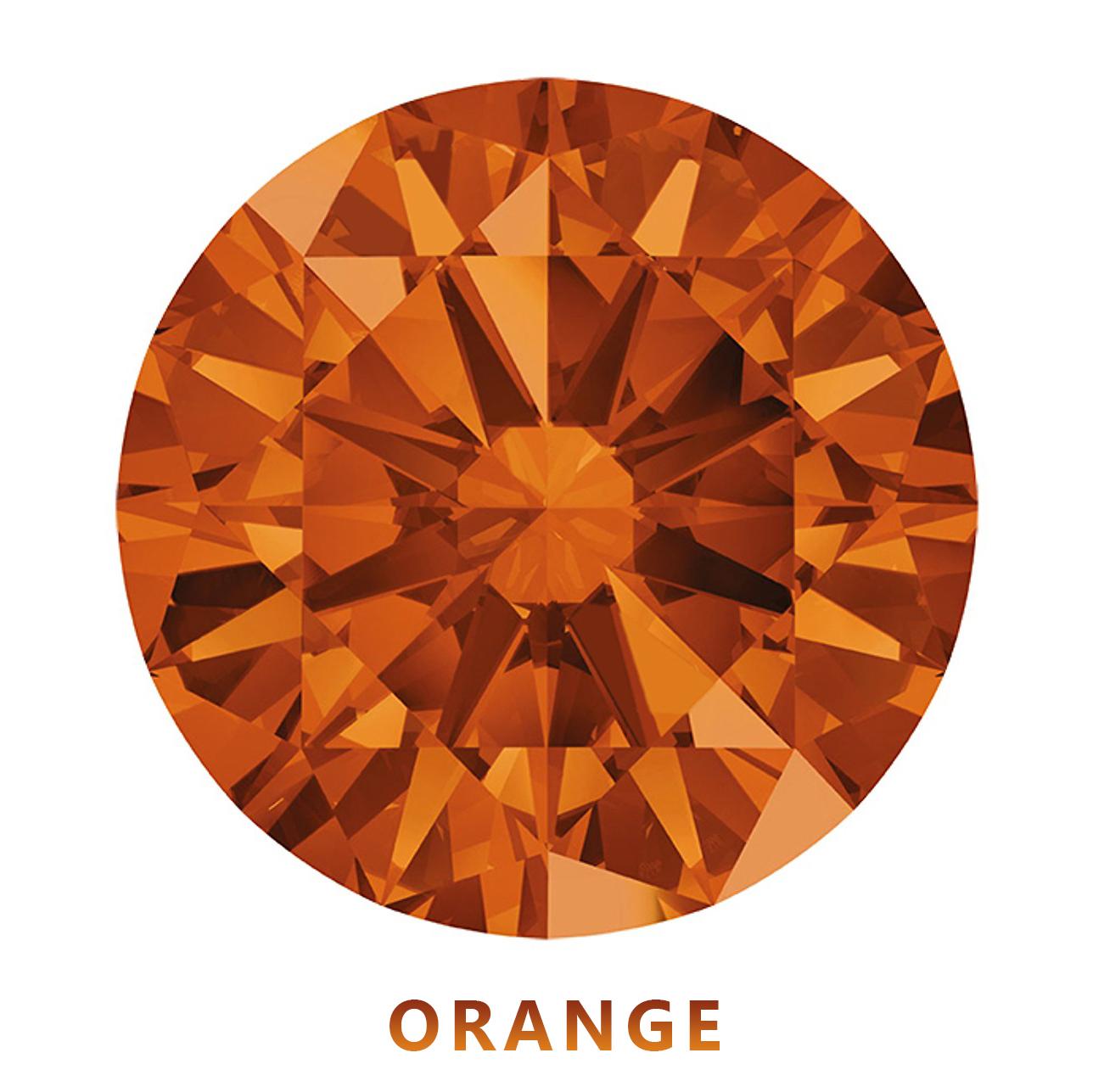 [HCM]Kim cương nhân tạo Swarovski - Đá màu cam (ORANGE)