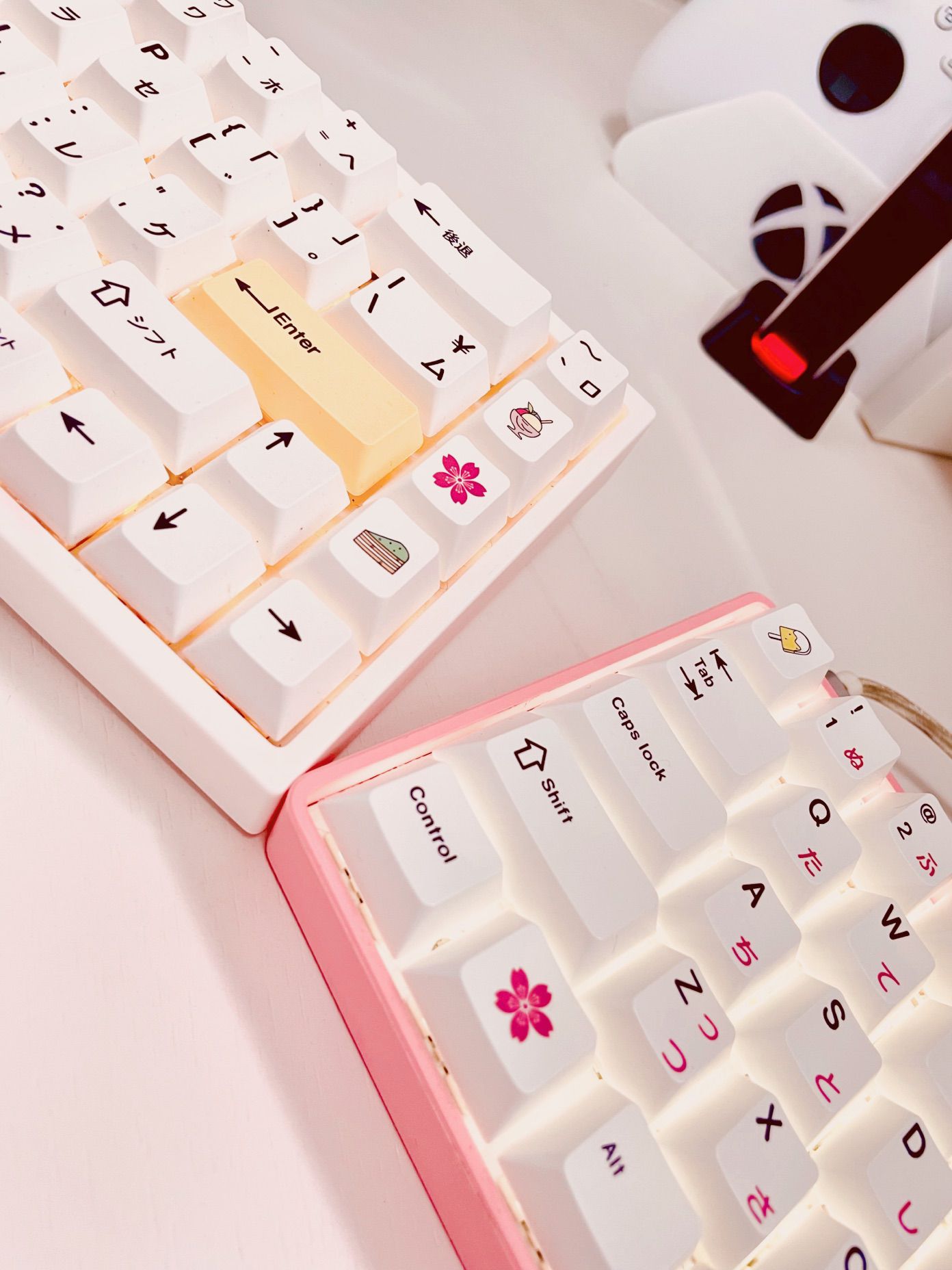 Caiyunx Sublimation PBT Bàn phím cơ Keycap được cá nhân hóa tùy chỉnh Tiếng Nhật 132 PCS
