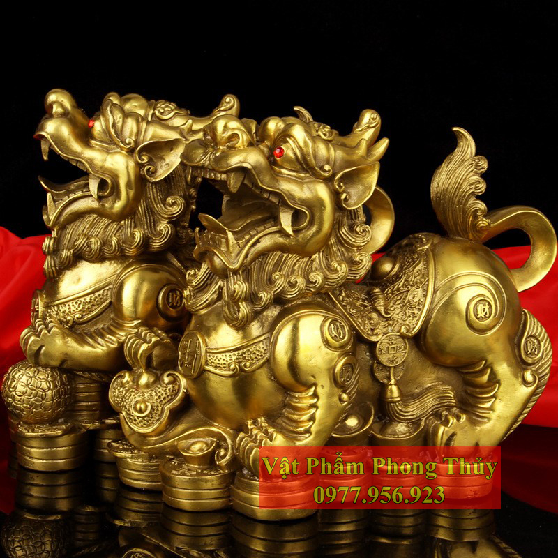 Tỳ hưu đồng phong thuỷ-tỳ hưu như ý 14cm
