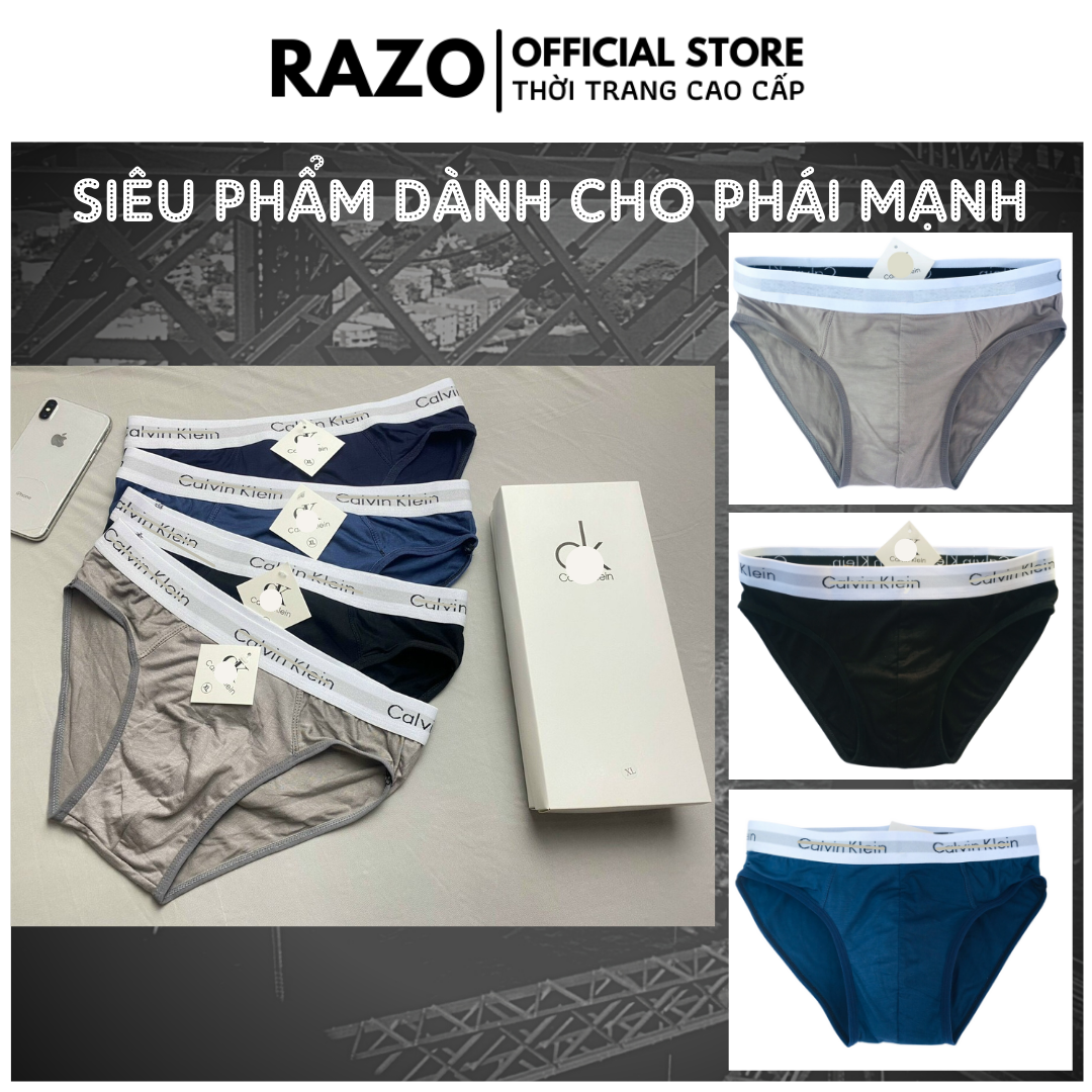 Quần sịp nam tam giác, quần lót nam tam giác thun lạnh co giãn 4 chiều.