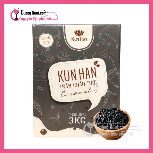 Trân Châu Kunhan 3kg - Nguyên Liệu Pha Chế