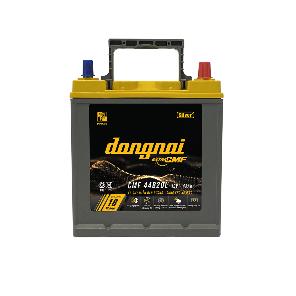 Ắc quy khô miễn bảo dưỡng đồng nai extra cmf 44b20l | 12v - 43ah