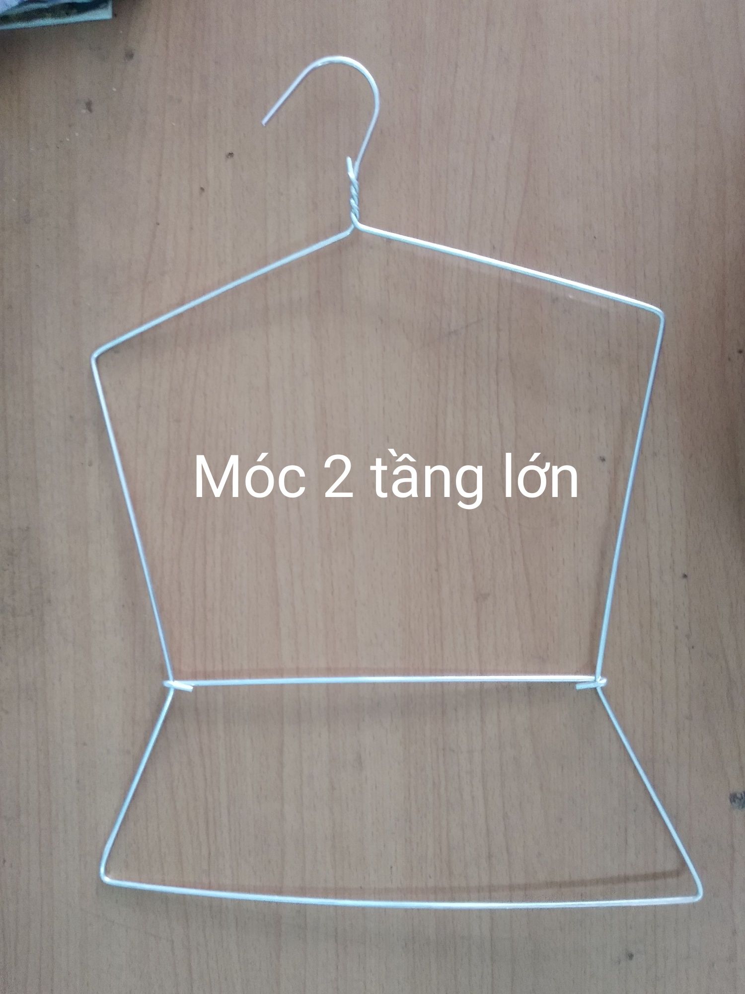 Combo 10 móc nhôm trẻ em 2 tầng lớn