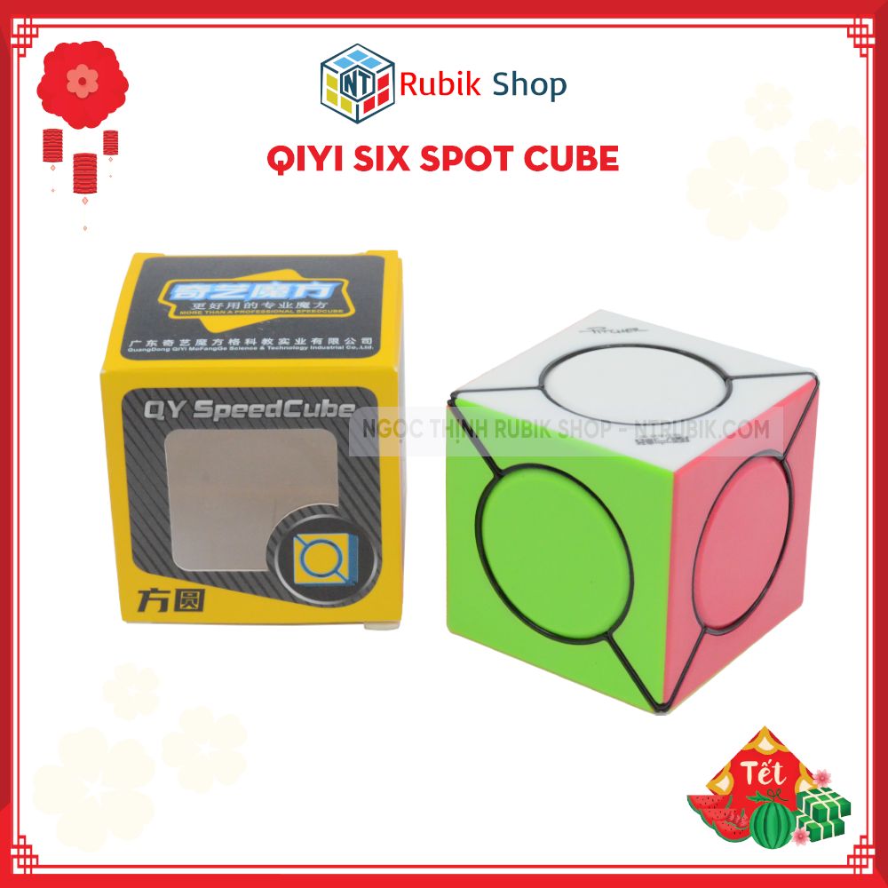 Rubik Qiyi Six Spot Cube Stickerless đồ chơi thông minh