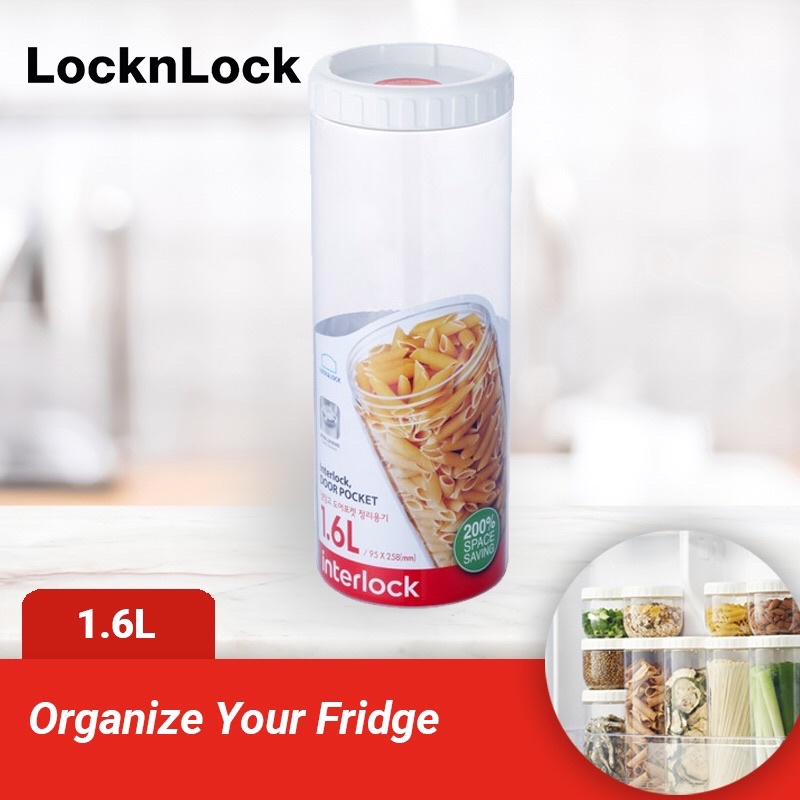 Hộp bảo quản thực phẩm để tủ lạnh kín hơi lock&lock interlock dung tích 1.6l inl303