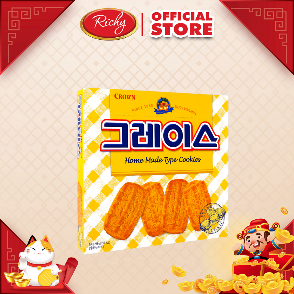 Bánh Crown trứng nướng 298g - bánh nhập khẩu