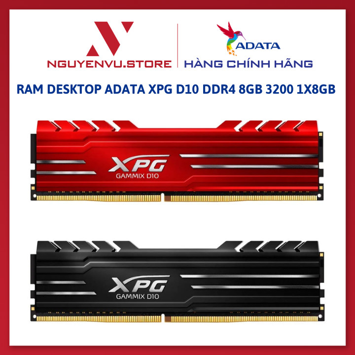 Ram Desktop Adata XPG Gammix D10  AX4U32008G16A-SB10 AX4U32008G16A-SR10