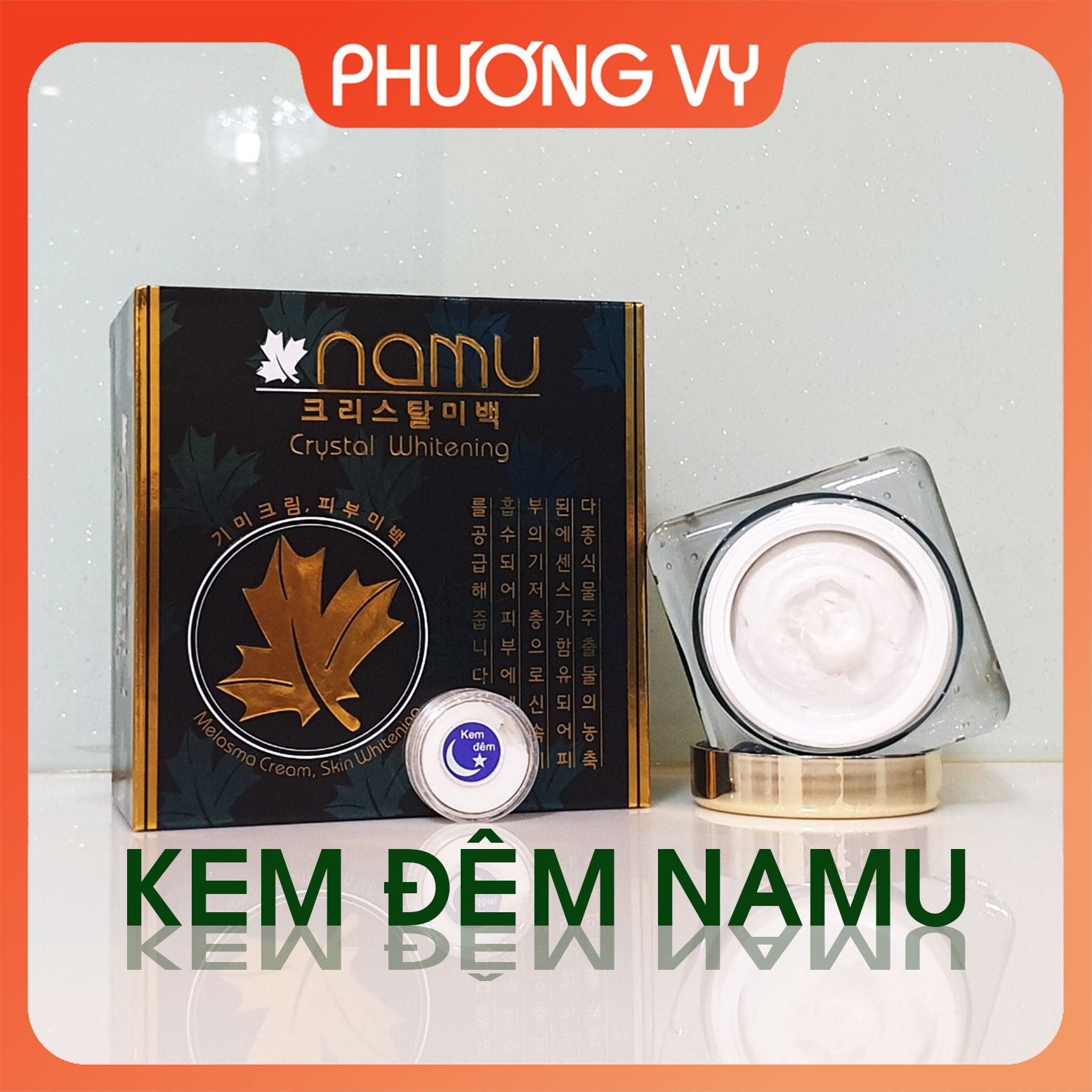 [CHÍNH HÃNG] Kem đêm NAMU, chuyên làm mờ nám, tàn nhang và giúp tái tạo lại da, kem nám, mỹ phẩm.