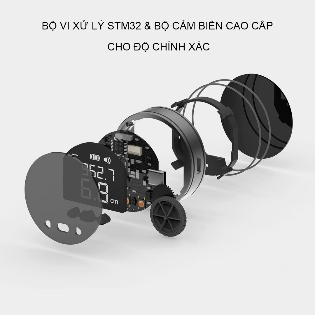 Thước đo khoảng cách điện tử thông minh đa năng Small Q