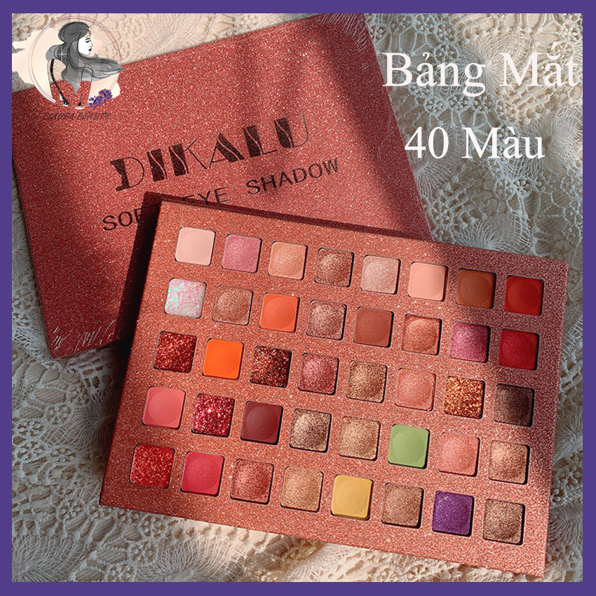 [HCM]Bảng Màu Mắt DiKaLu.40 ô Màu Nhũ Cao Cấp Hàng Nội Địa Trung Dikalu Coco Venus Claura Beauty Phấn Mắt 40 Màu Nhũ