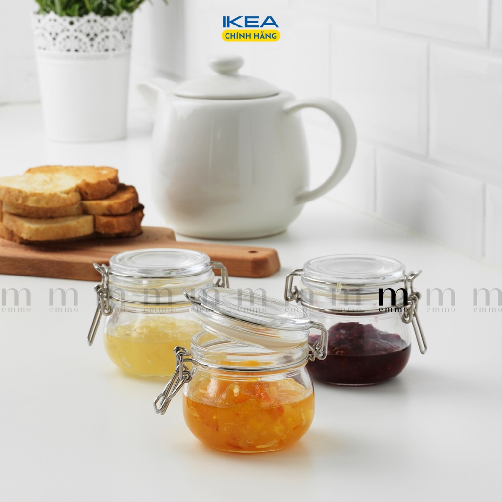 Lọ thủy tinh có nắp ikea chính hãng – korken